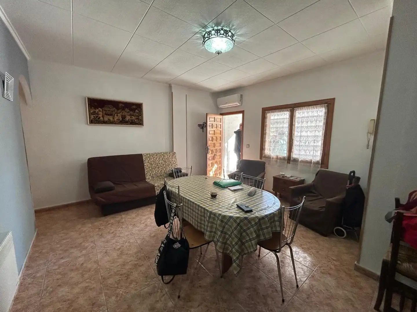 Sala d'estar de Apartament en venda en Torrevieja amb Aire condicionat, Terrassa i Moblat
