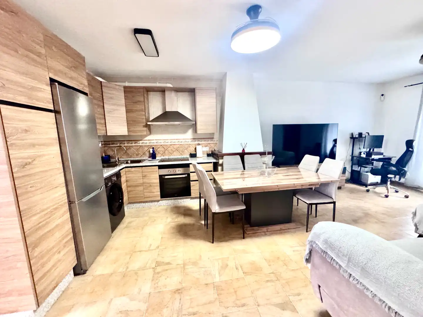 Cocina de Apartamento en venta en Paterna del Río con Terraza, Trastero y Amueblado