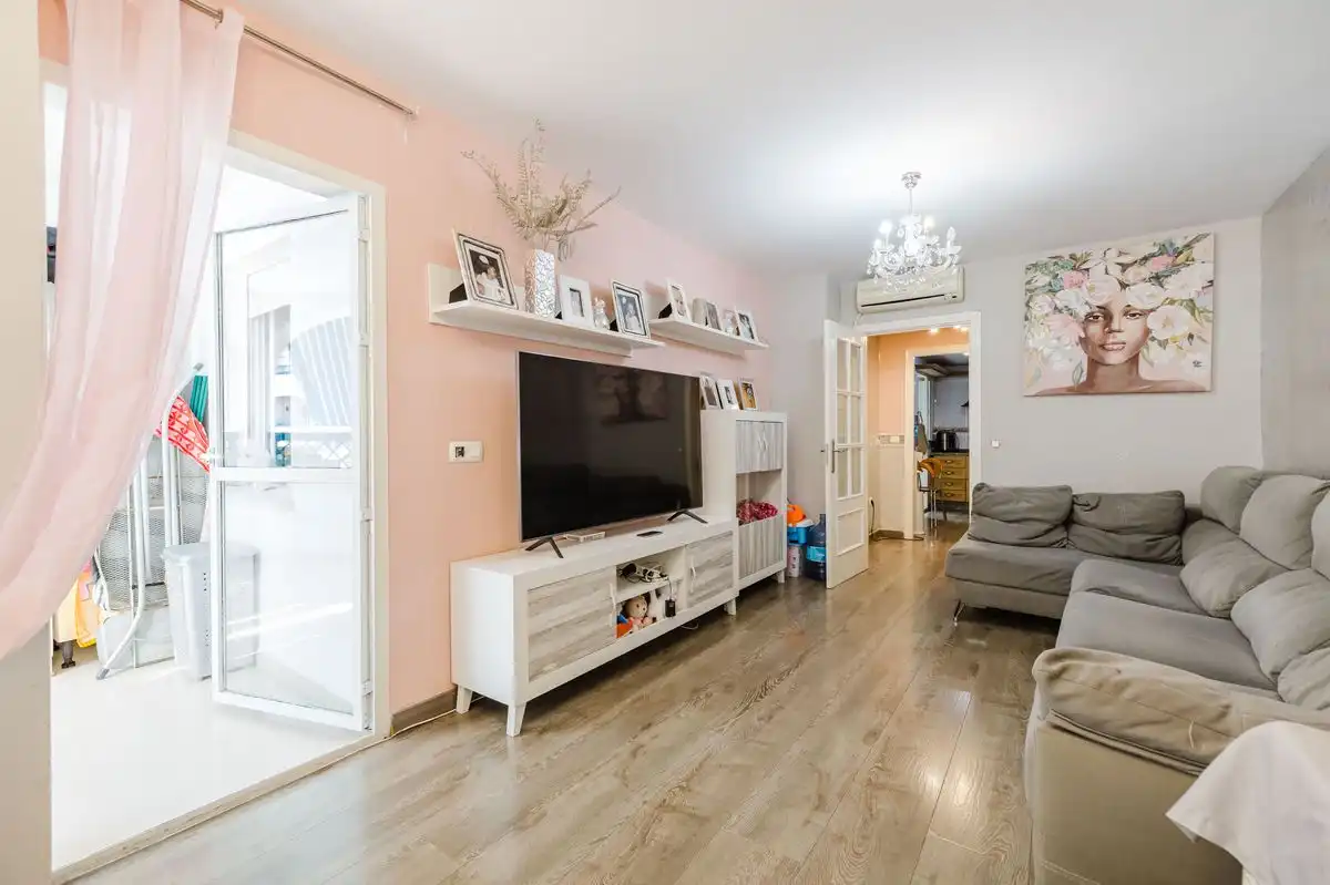 Sala de estar de Piso en venta en Mijas con Aire acondicionado, Calefacción y Terraza