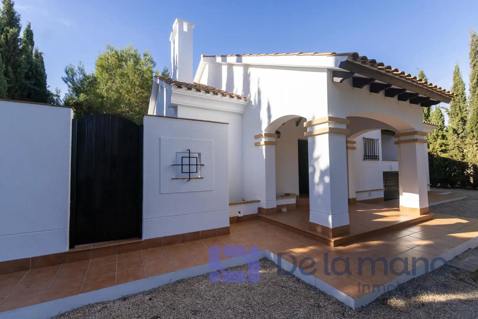 Exterior view of Houses for sale in Fuente Álamo de Murcia  with Private garden and Community pool