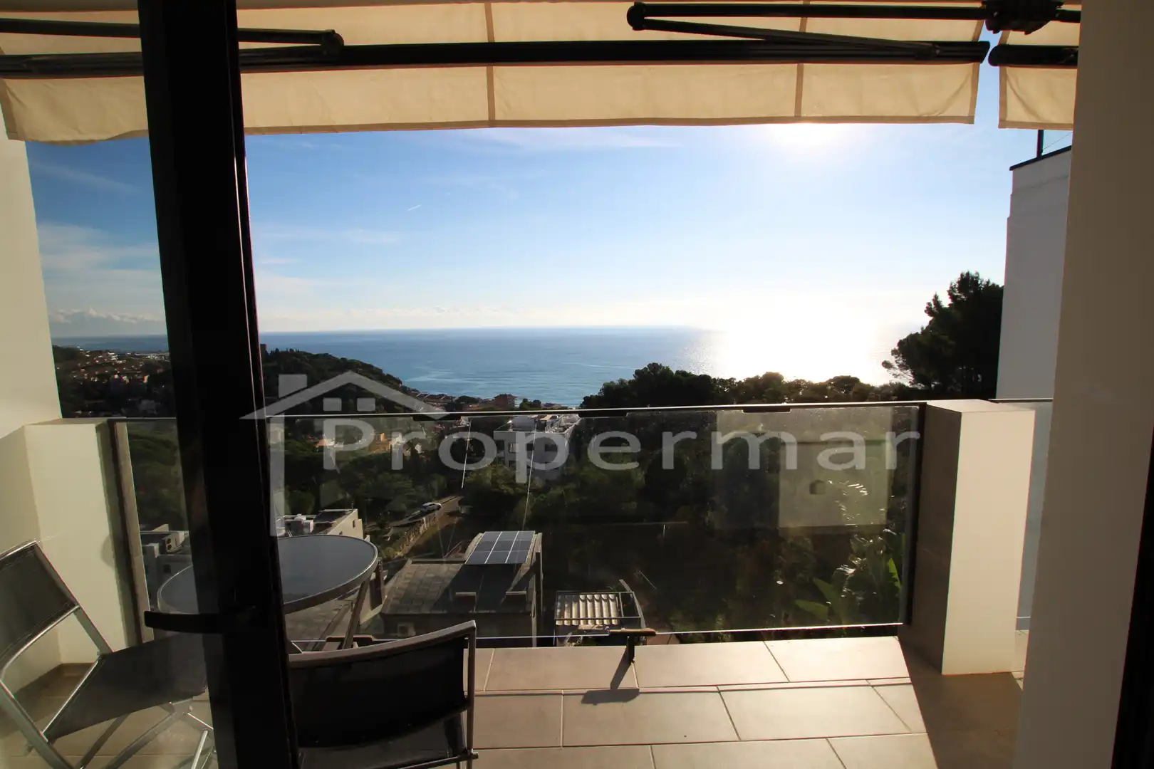 Terrace of Detached homes for sale in Caldes d'Estrac  with Air Conditioner, Heating and Private garden