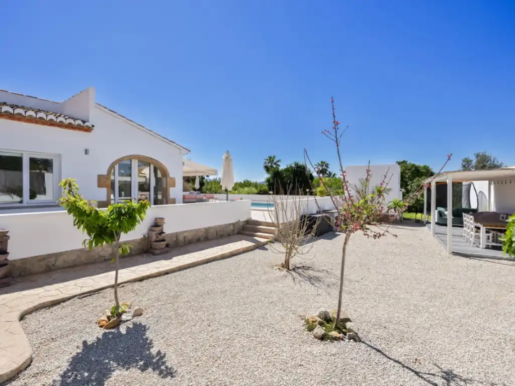 Exterior view of Houses for sale in Jávea / Xàbia  with Air Conditioner, Heating and Swimming Pool
