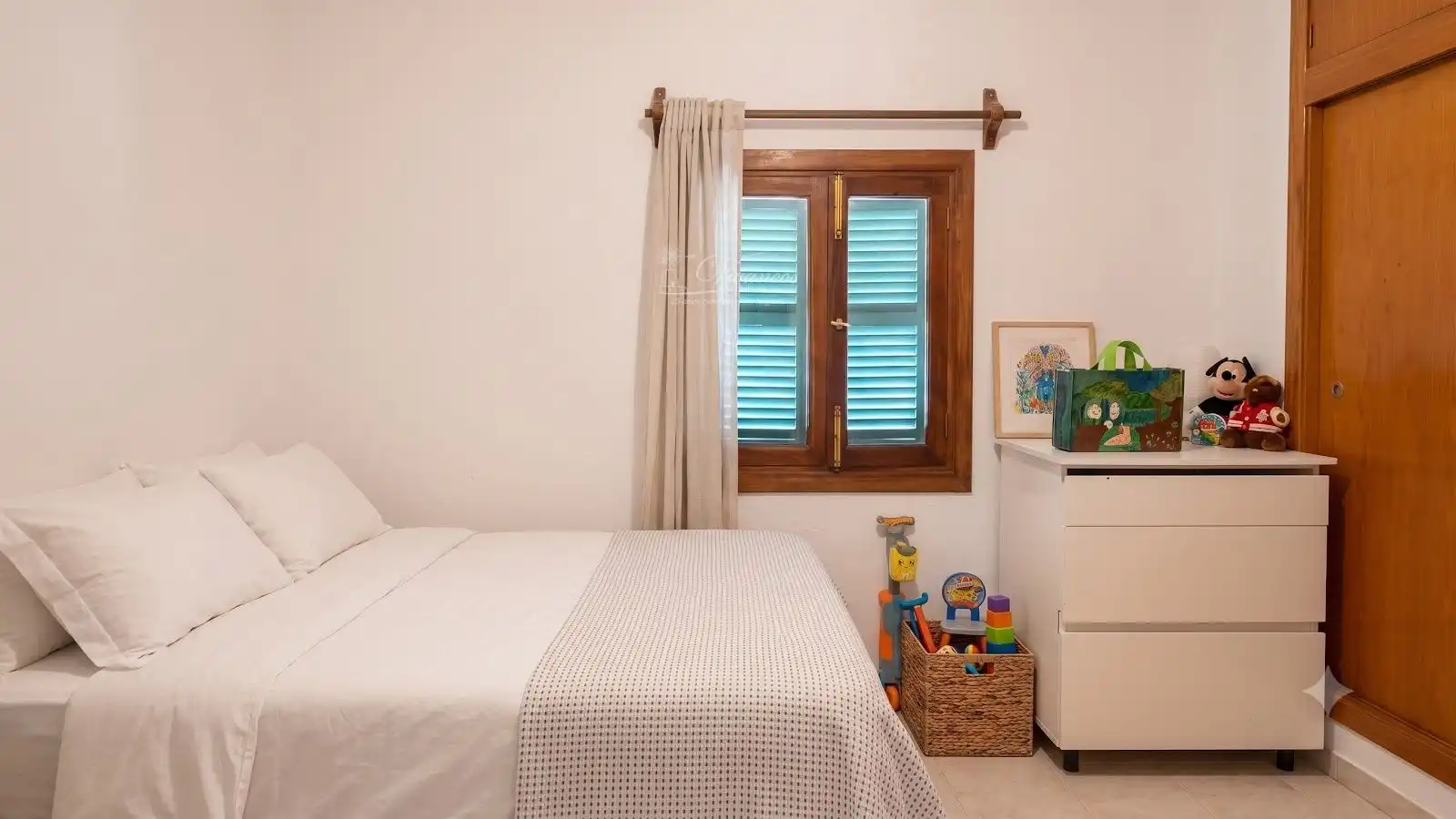 Bedroom of Houses for rent in Santa Eugènia  with Air Conditioner and Swimming Pool