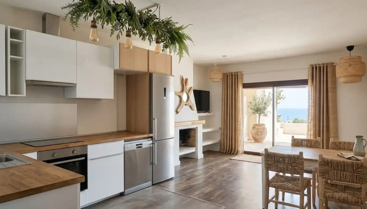 Kitchen of Detached homes for sale in Sant Josep de sa Talaia  with Air Conditioner, Heating and Private garden