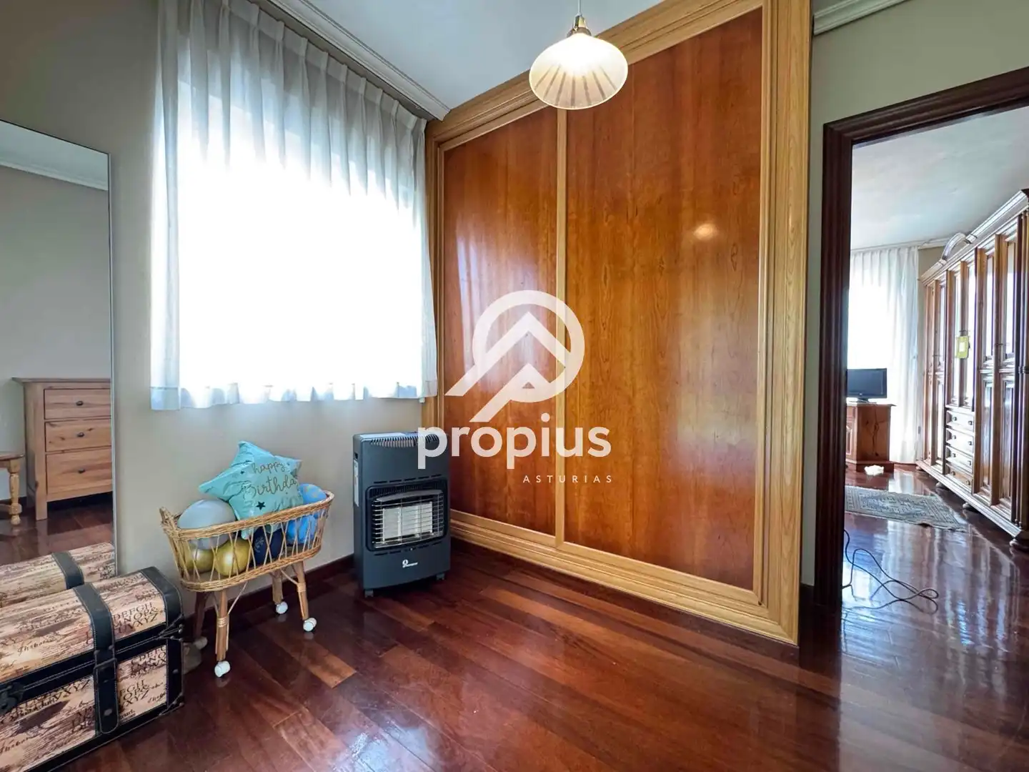 Bedroom of Houses for sale in Avilés  with Heating, Private garden and Parquet flooring