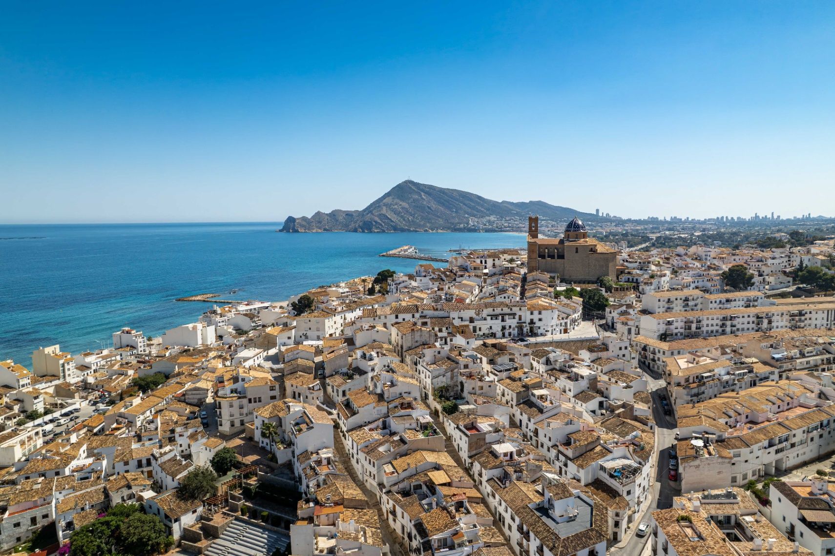 Exterior view of Single-family semi-detached for sale in Altea  with Storage room and Furnished