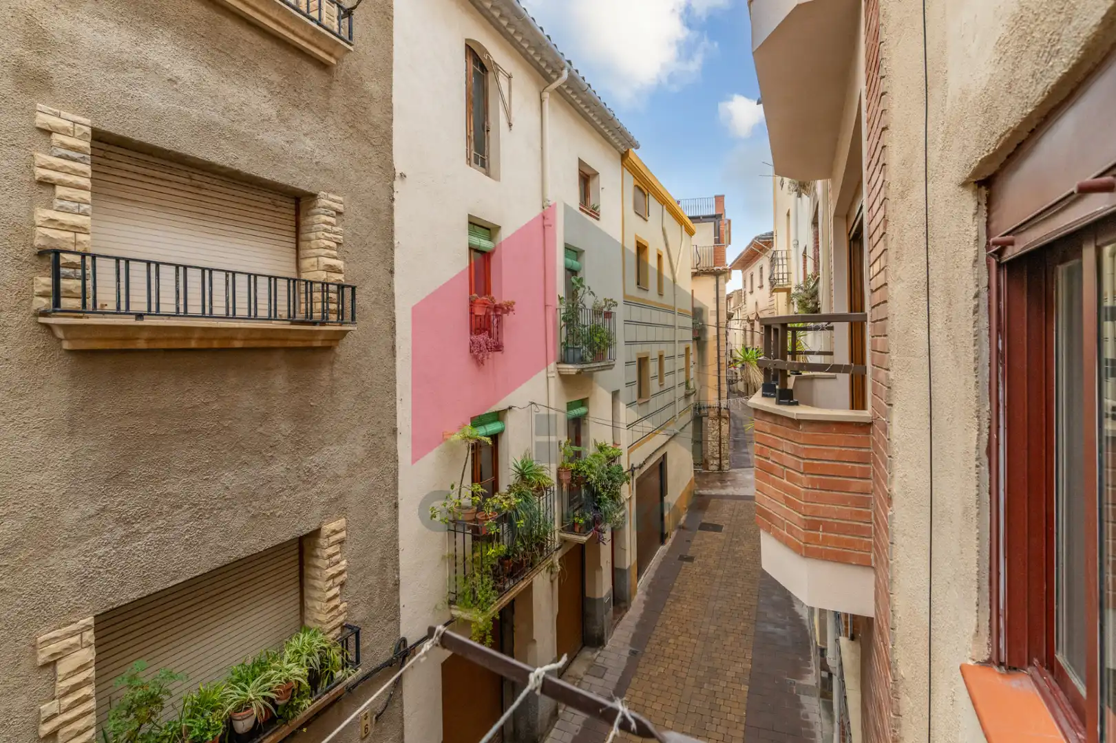 Vista exterior de Casa o xalet en venda en Alcover amb Moblat i Balcó
