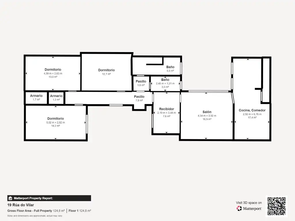 Flat for sale in Rua Vilar, Casco Histórico