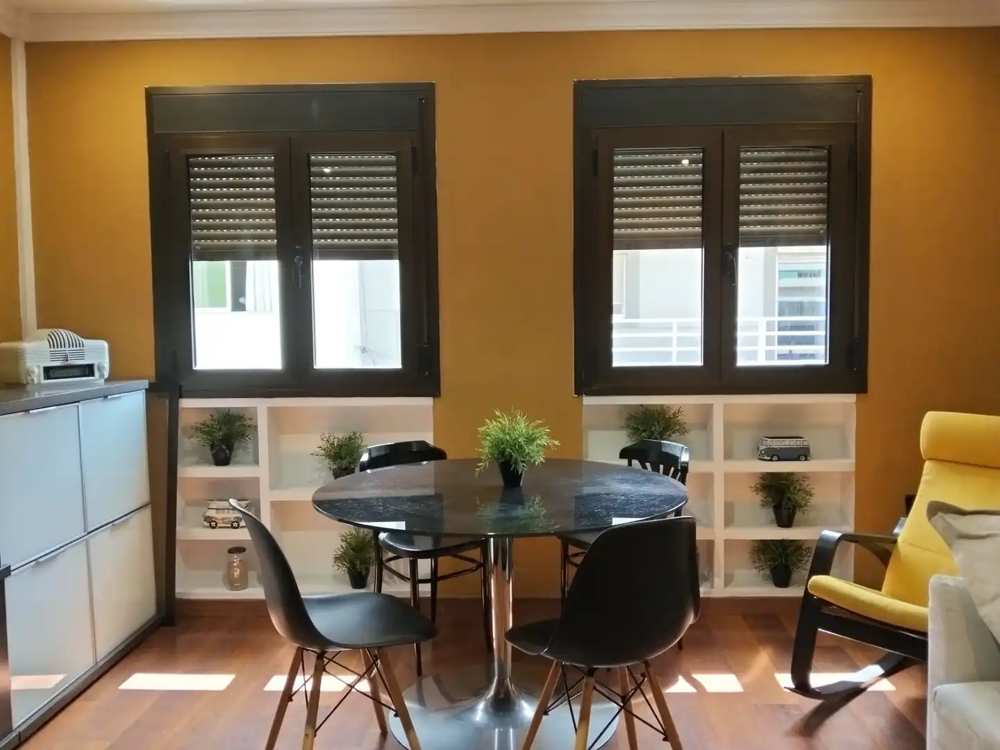 Comedor de Piso de alquiler en Santa Cruz de Tenerife con Aire acondicionado, Parquet y Amueblado