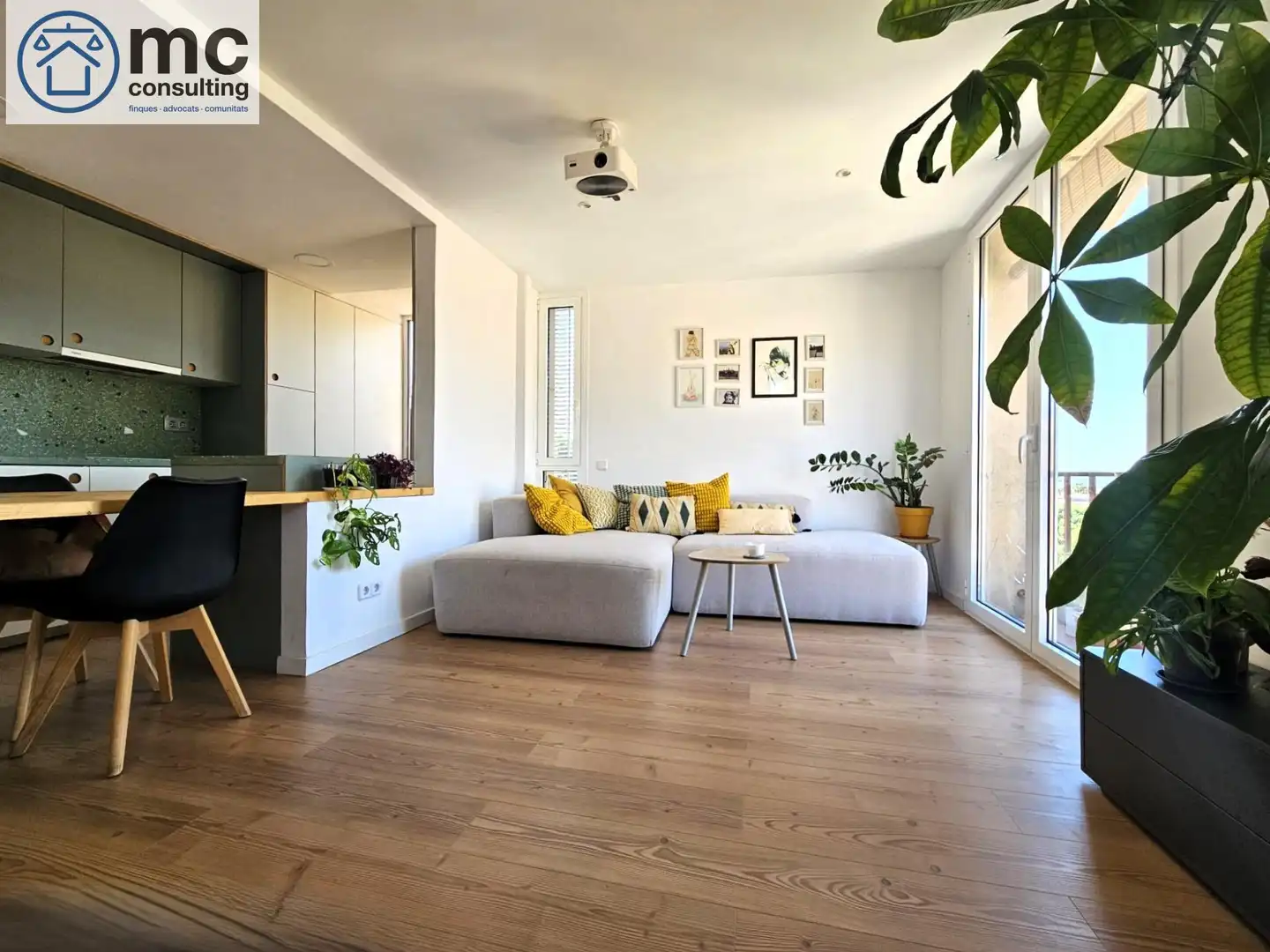Sala de estar de Piso en venta en La Garriga con Aire acondicionado, Calefacción y Parquet