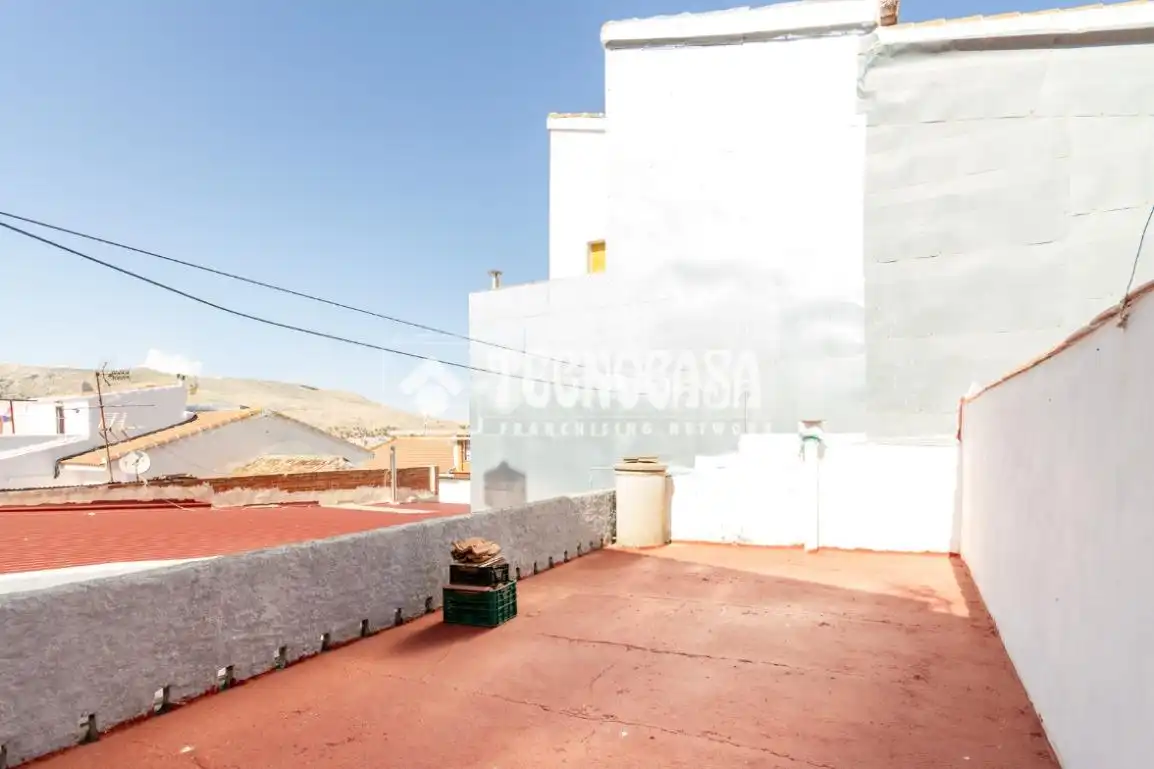 Vista exterior de Casa o chalet en venta en Zafarraya con Terraza