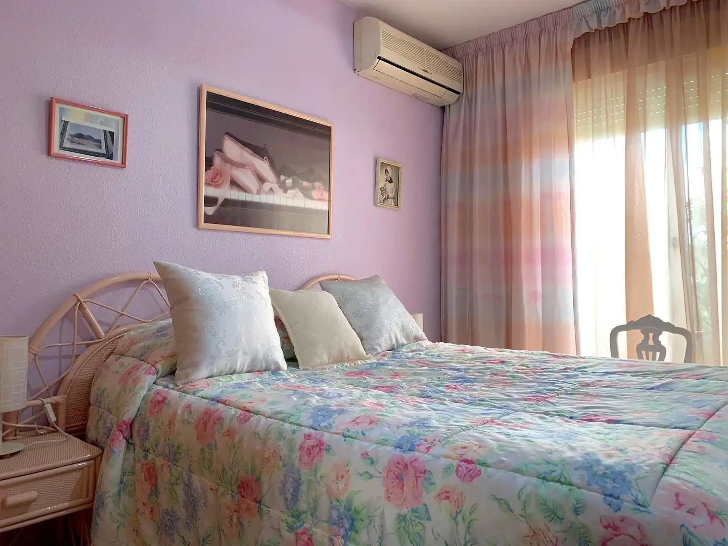 Schlafzimmer von Dachboden zum Verkauf in Benidorm mit Klimaanlage, Heizung und Terrasse