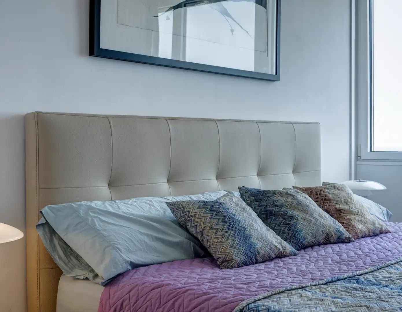 Schlafzimmer von Wohnung zum Verkauf in Barcelona mit Klimaanlage, Heizung und Balkon