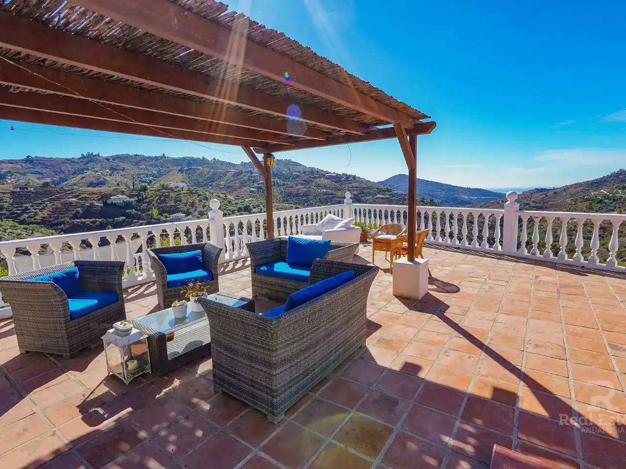 Terraza de Casa o chalet en venta en Cómpeta con Aire acondicionado, Jardín privado y Trastero
