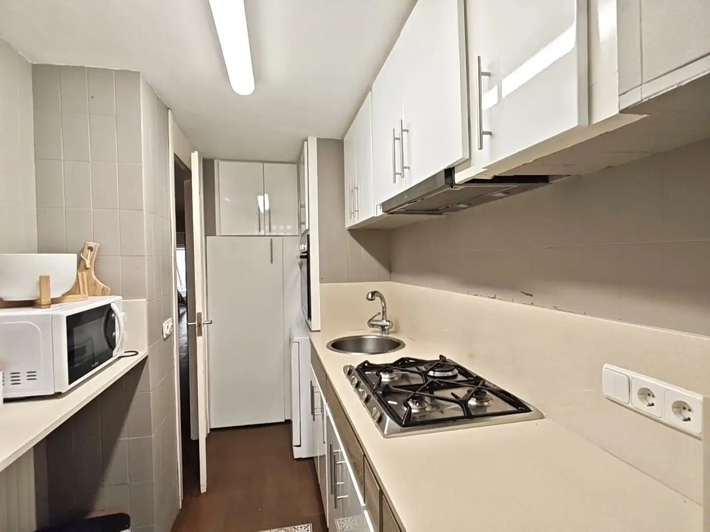 Cocina de Apartamento en venta en Castell d'Aro, Platja d'Aro i s'Agaró con Calefacción, Terraza y Amueblado