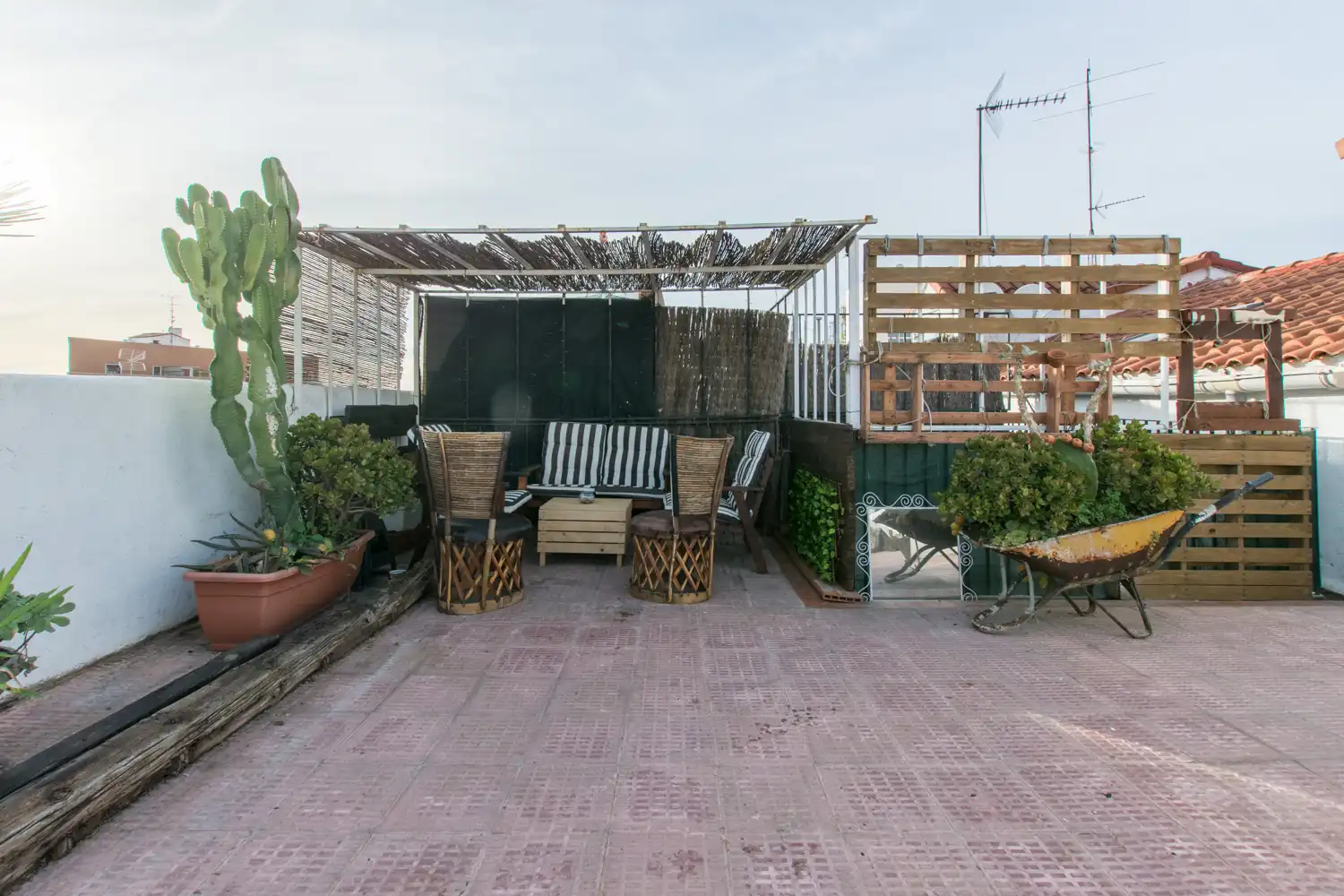 Terrasse von Dachboden zum Verkauf in Madrid mit Klimaanlage, Heizung und Parkett