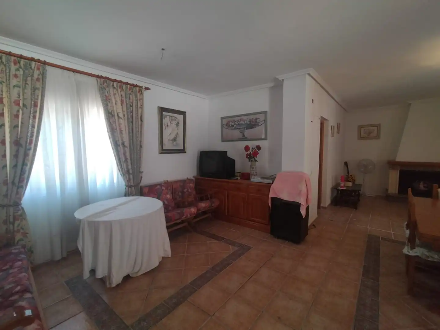 Sala de estar de Casa o chalet en venta en Sax con Jardín privado, Terraza y Trastero