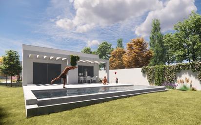 Swimming pool of Single-family semi-detached for sale in Umbrete  with Private garden