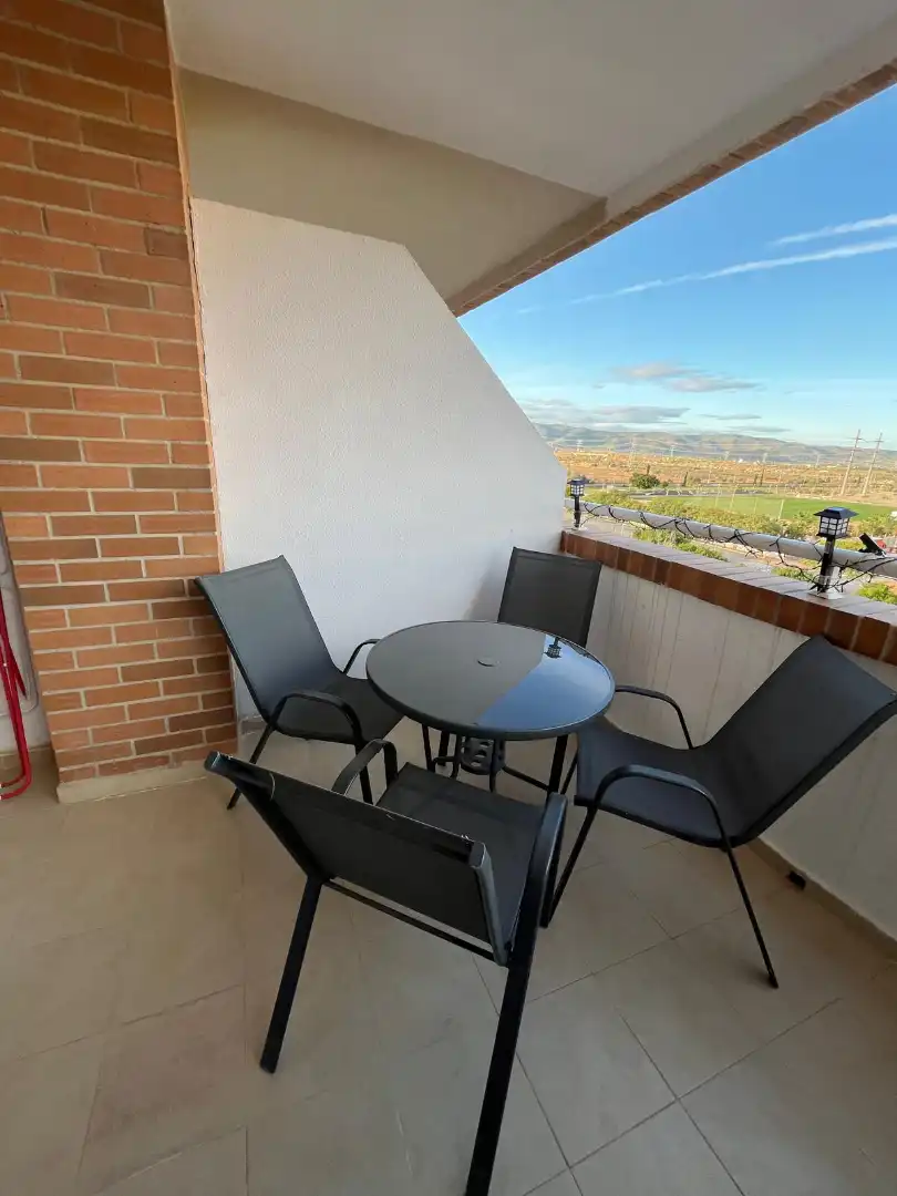 Terraza de Apartamento de alquiler en Oropesa del Mar / Orpesa con Aire acondicionado, Terraza y Amueblado