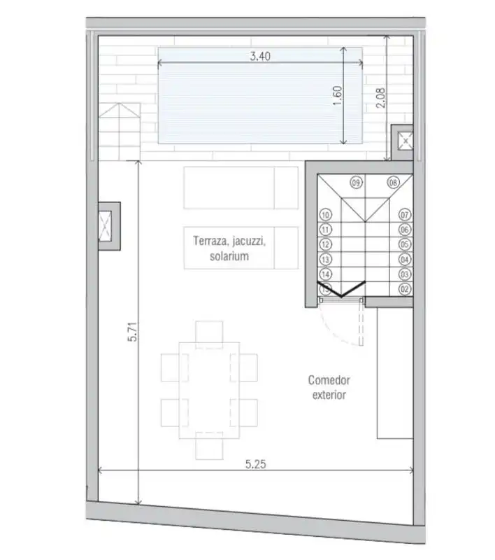 Casa aparellada amb terrassa en venda a Carrer dels Cirerers, imagen 16