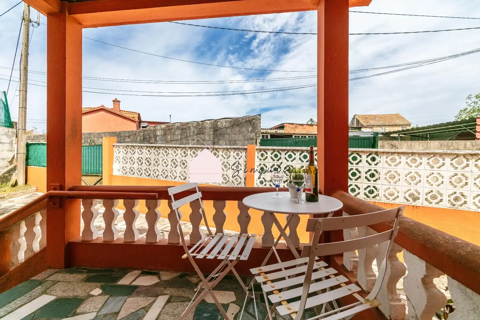 Terraza de Casa o chalet en venta en Vigo  con Calefacción, Jardín privado y Trastero