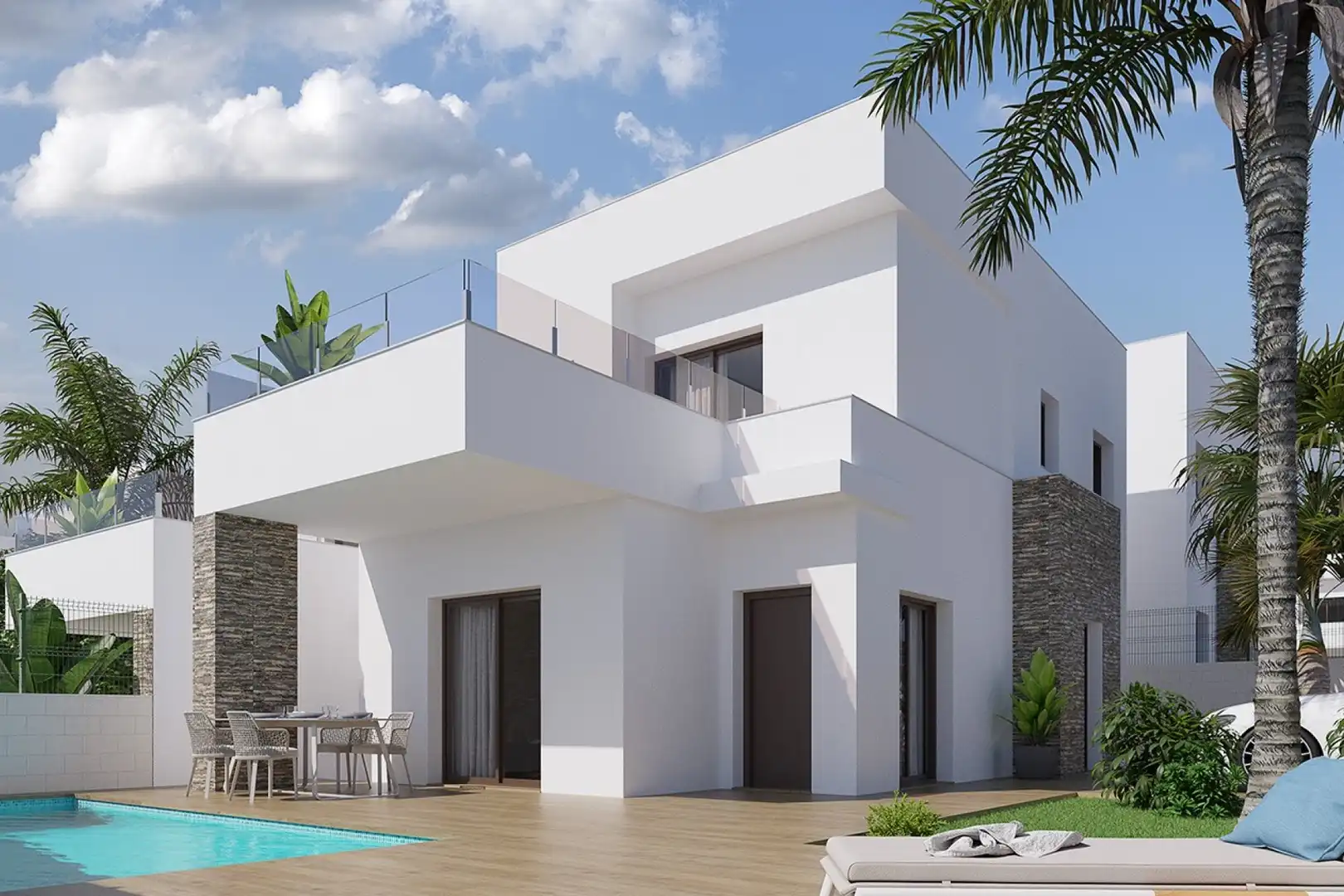 Chalet con terraza en venta en Vistabella Golf