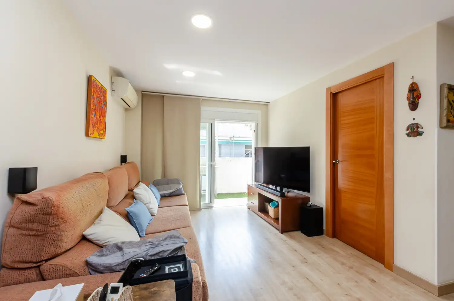 Sala de estar de Piso en venta en El Prat de Llobregat con Balcón