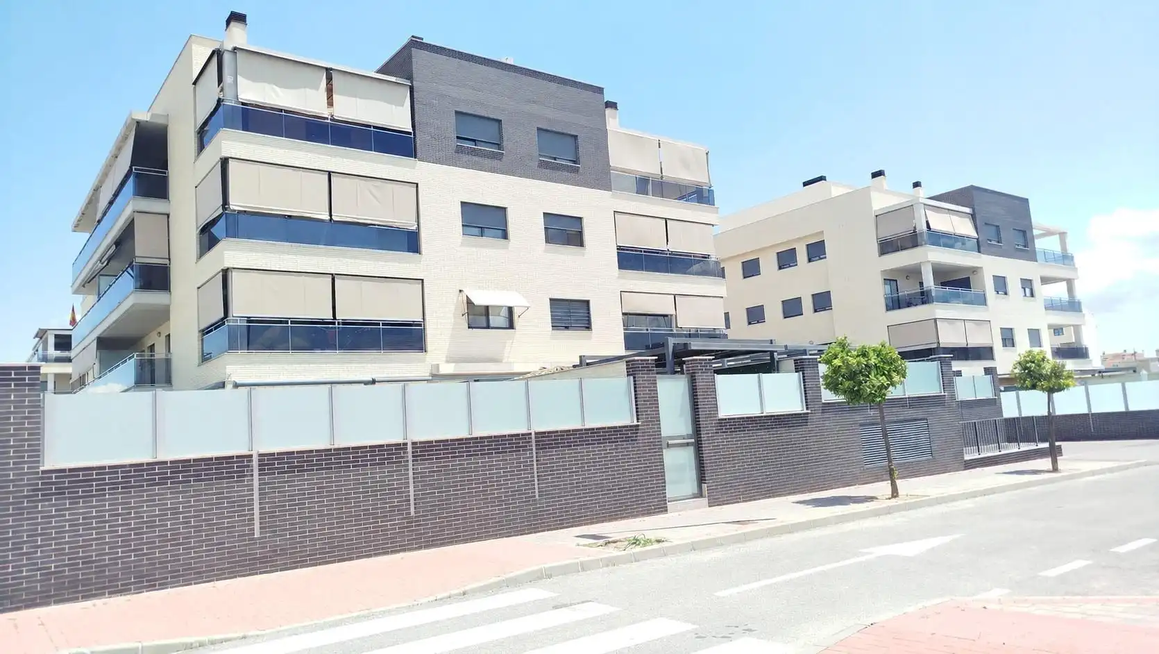 Vista exterior de Planta baixa en venda en Murcia amb Calefacció, Terrassa i Piscina comunitària