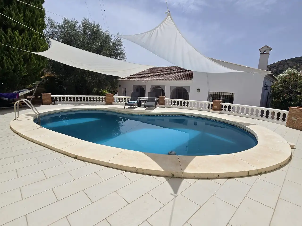 Piscina de Casa o xalet en venda en Periana amb Aire condicionat, Terrassa i Piscina
