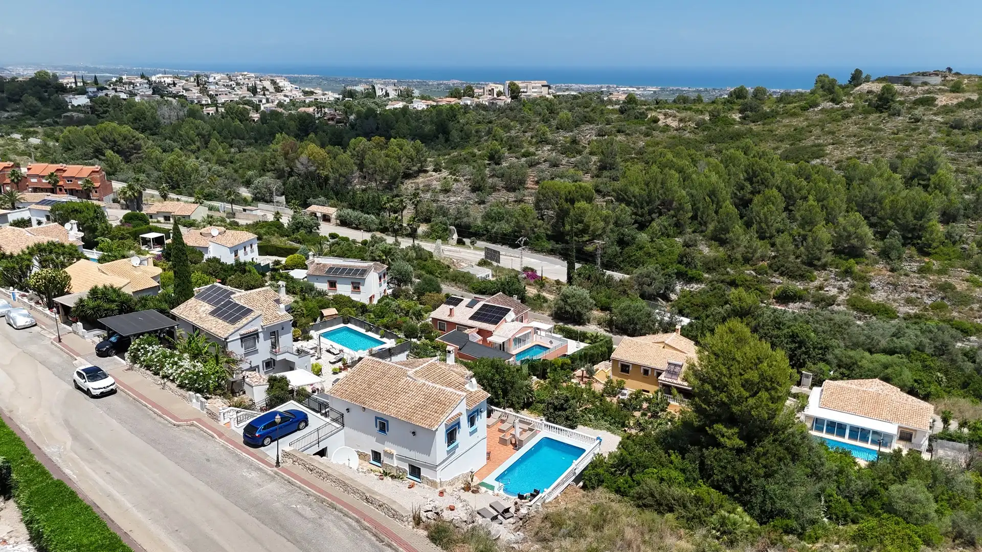 Exterior view of Houses for sale in El Ràfol d'Almúnia  with Air Conditioner, Heating and Terrace