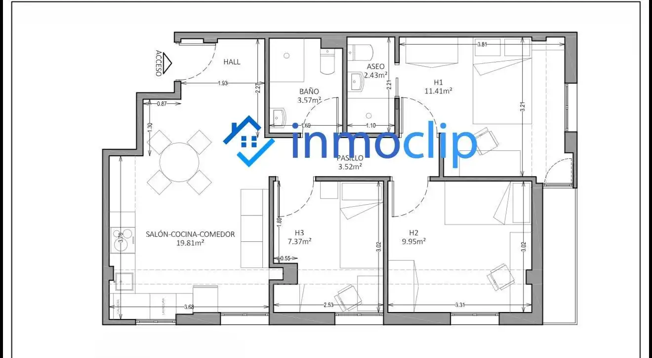 Flat for sale in Salamanca  with Heating
