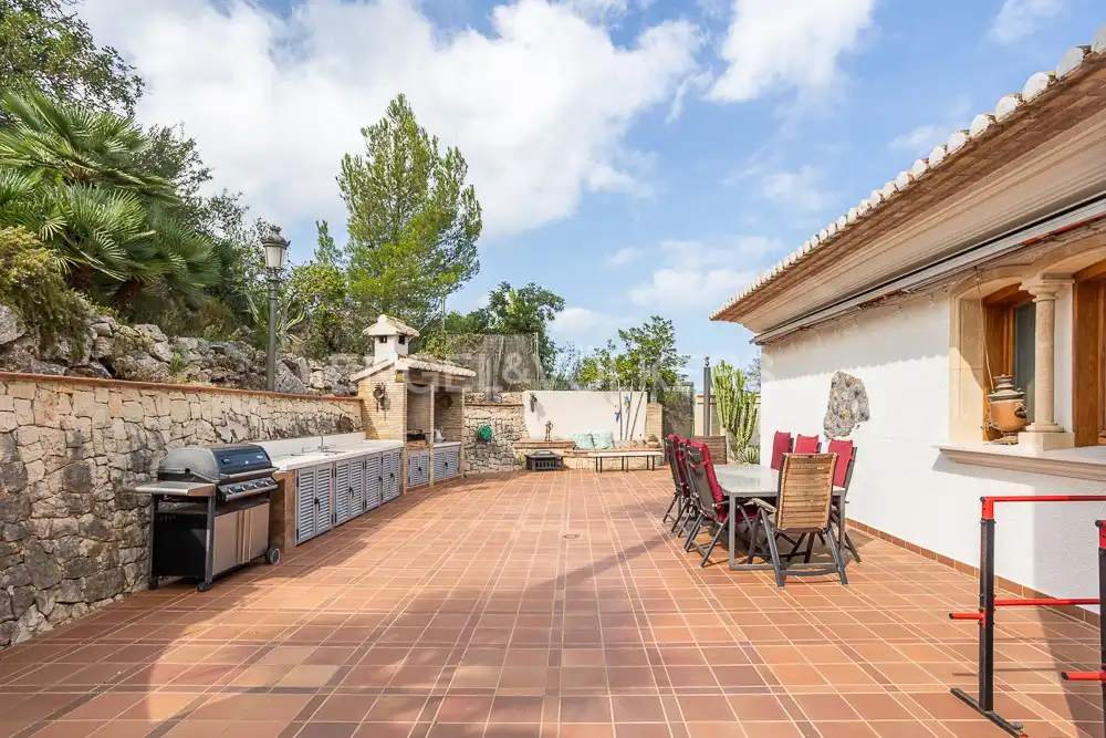 Terrassa de Casa o xalet de lloguer en Dénia amb Aire condicionat, Calefacció i Jardí privat