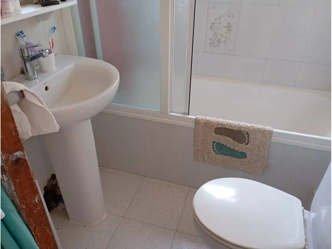 Bany de Casa o xalet en venda en Cunit amb Calefacció, Jardí privat i Terrassa