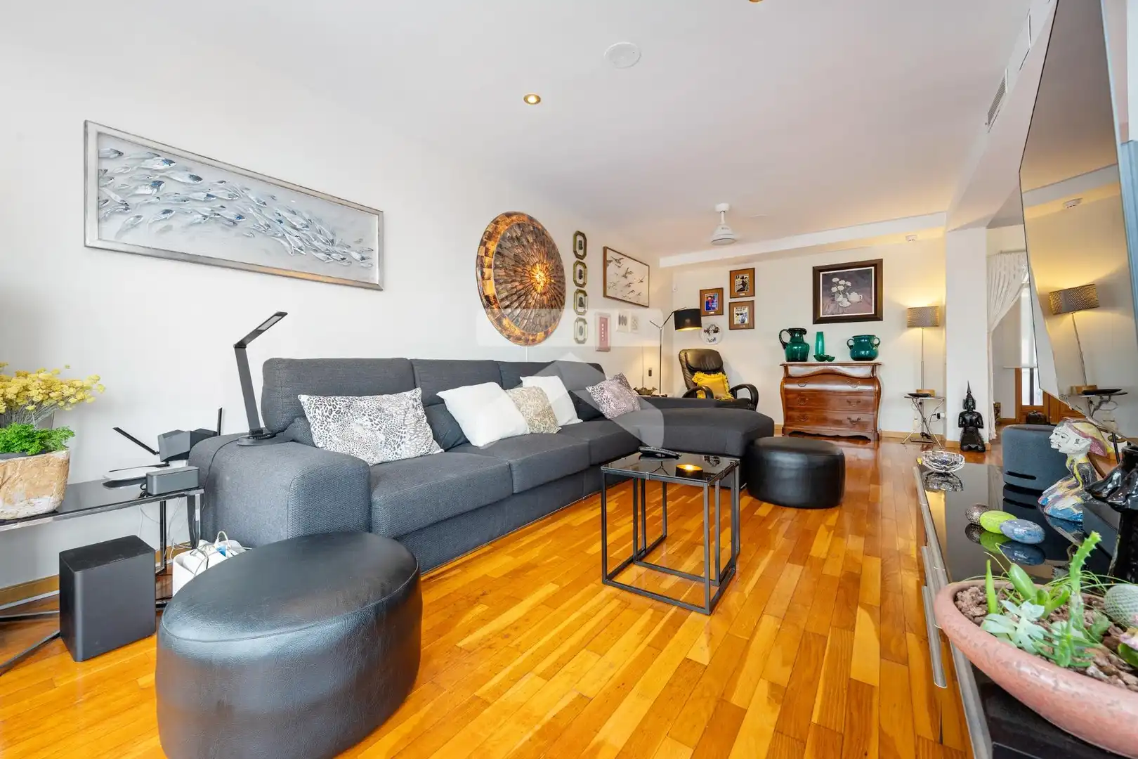 Sala de estar de Casa o chalet en venta en Amposta con Aire acondicionado, Calefacción y Parquet