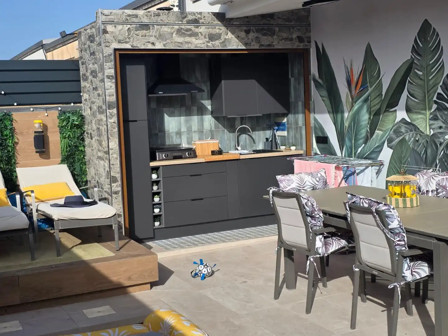 Terrassa de Casa adosada en venda en Alicante / Alacant amb Aire condicionat, Jardí privat i Terrassa