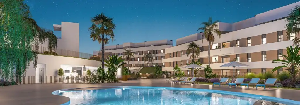 Apartament amb piscina en venda a Mijas pueblo