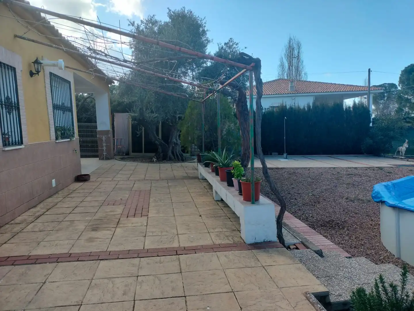 Garten von Haus oder Chalet zum Verkauf in Almodóvar del Campo mit Heizung, Terrasse und Abstellraum