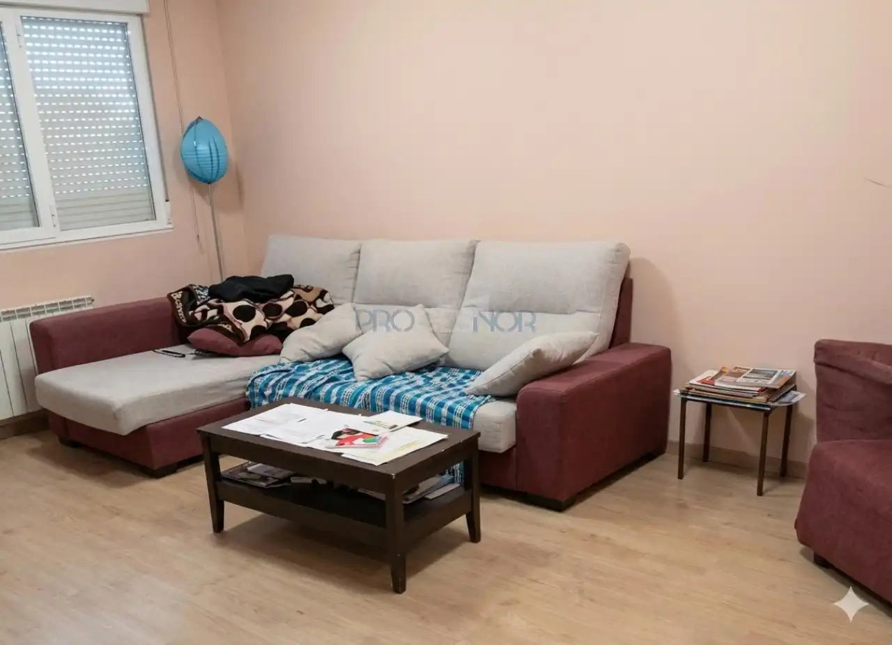 Sala de estar de Piso en venta en San Andrés del Rabanedo con Calefacción, Terraza y Trastero