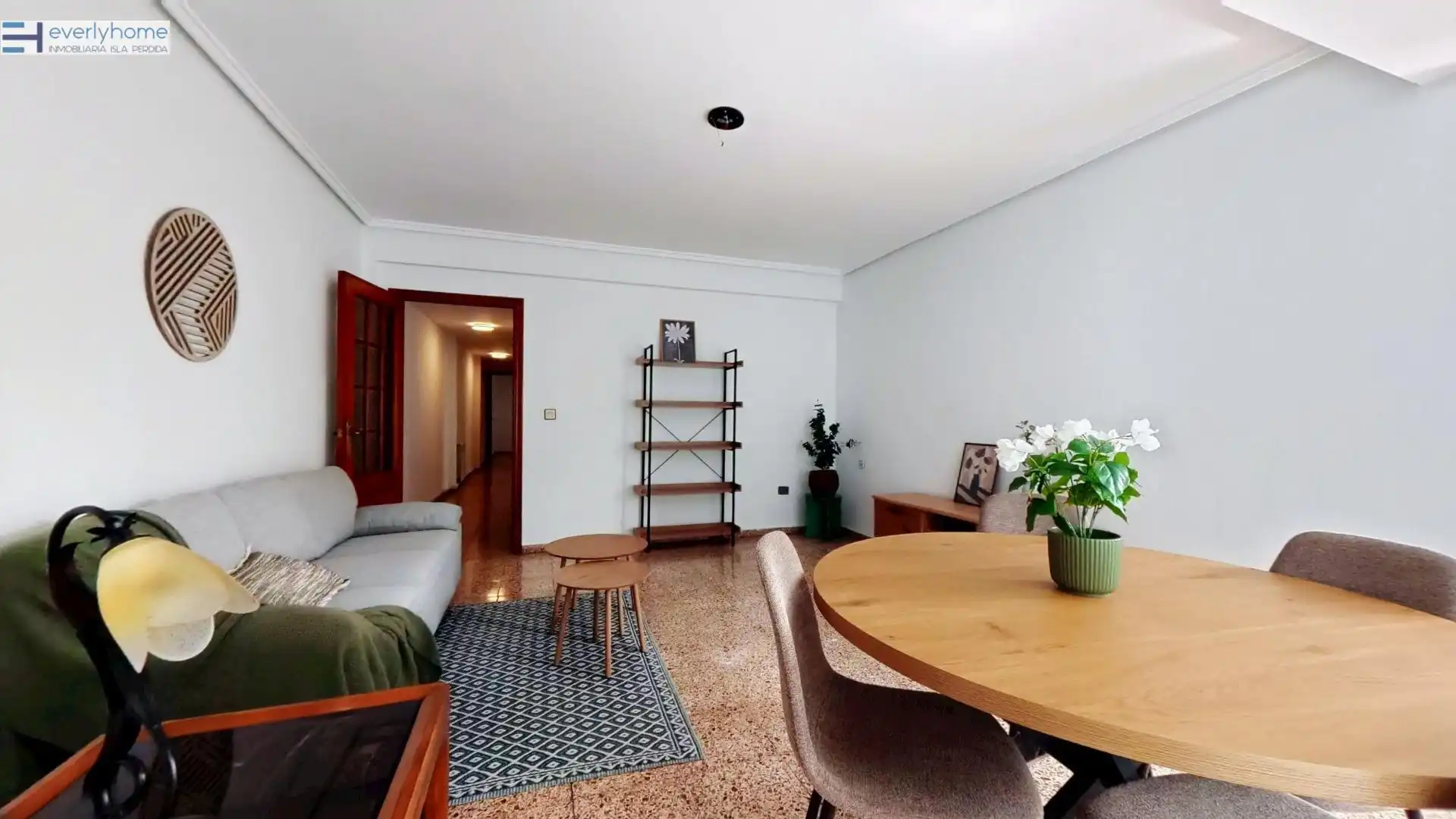 Living room of Flat for rent in Valencia  with Furnished and Balcony