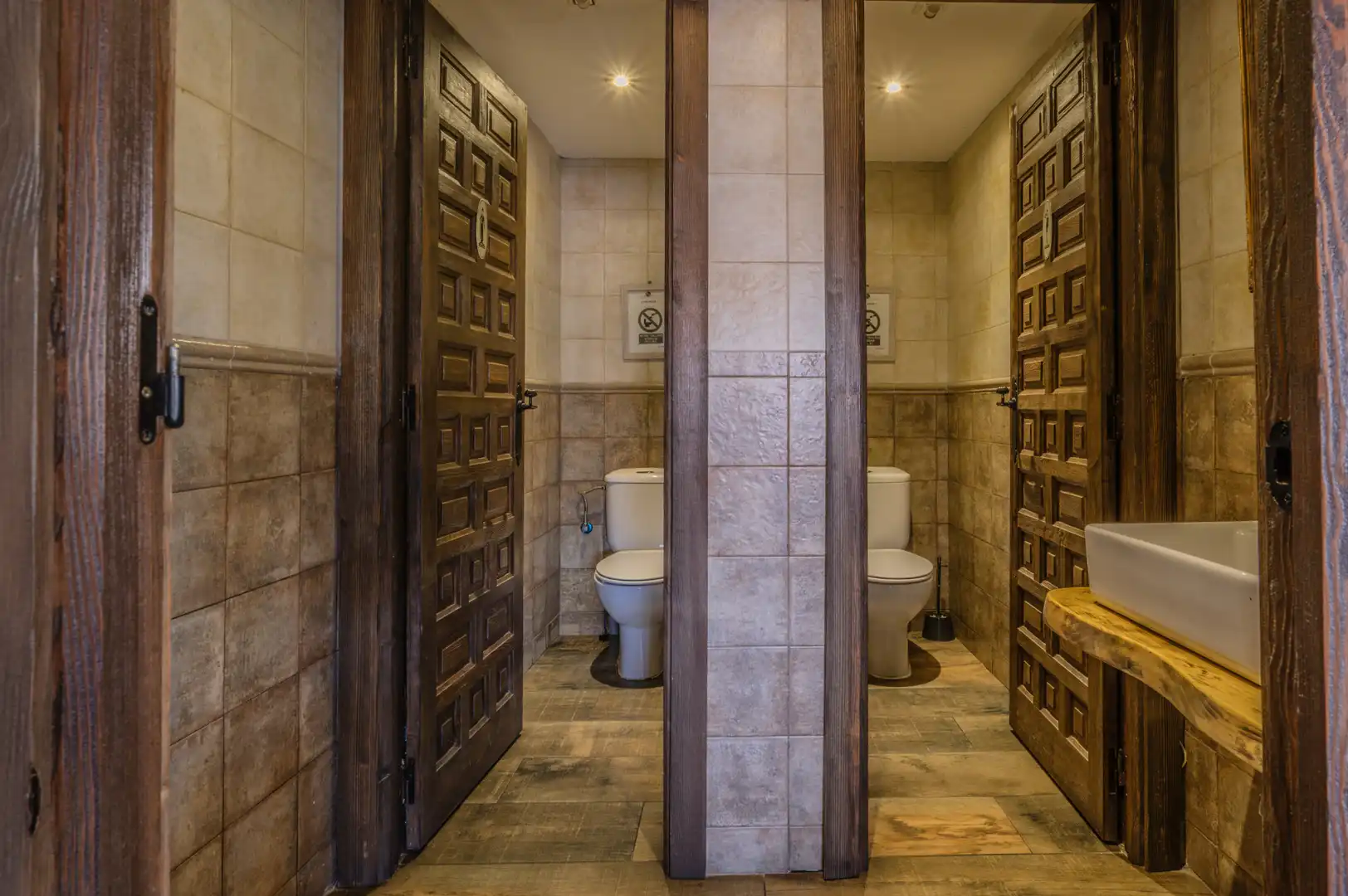 Baño de Casa o chalet en venta en Santa María de la Alameda con Aire acondicionado, Calefacción y Terraza