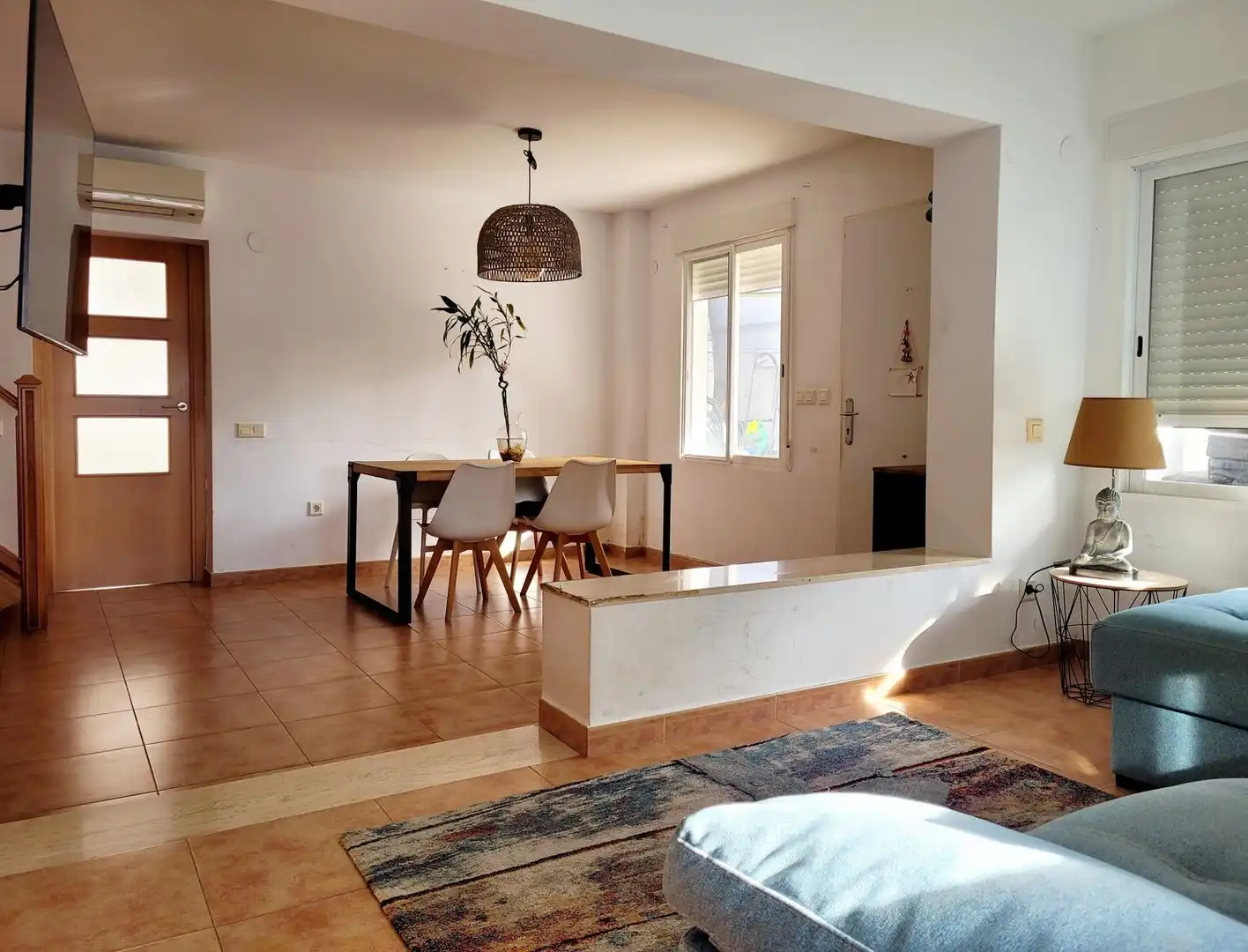 Menjador de Casa o xalet en venda en Benicasim / Benicàssim amb Aire condicionat, Jardí privat i Terrassa
