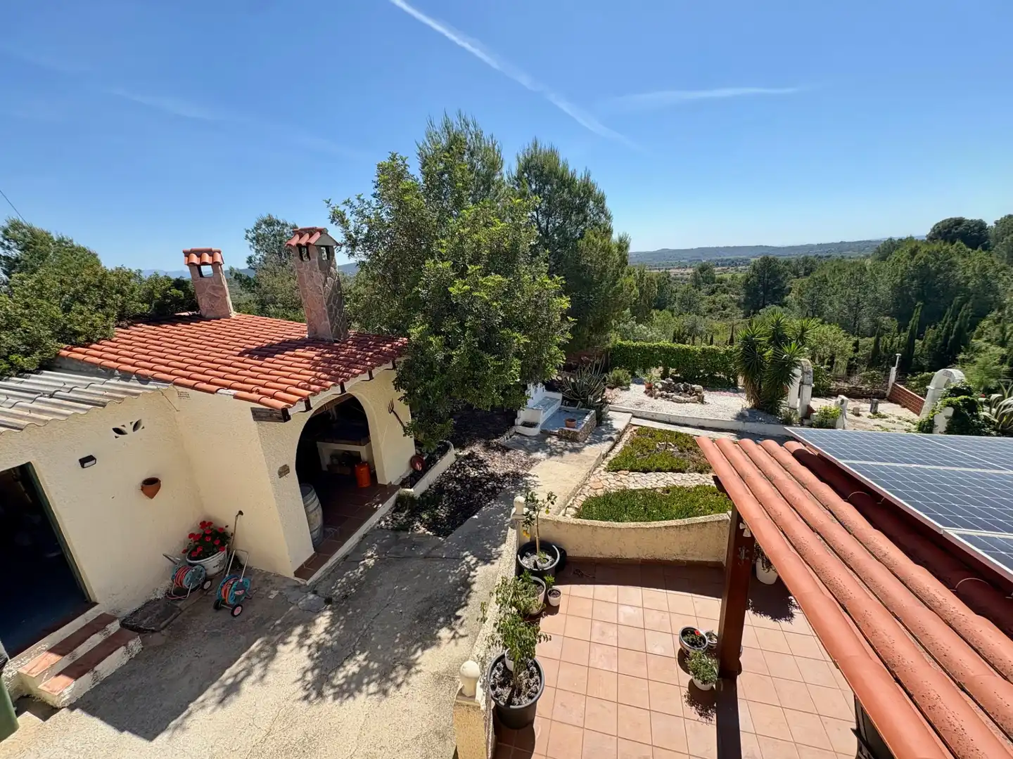 Terrassa de Casa o xalet en venda en Cheste amb Aire condicionat, Calefacció i Jardí privat