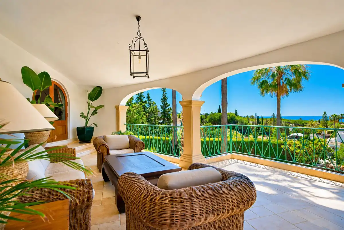 Terraza de Casa o chalet en venta en Marbella con Aire acondicionado, Calefacción y Jardín privado