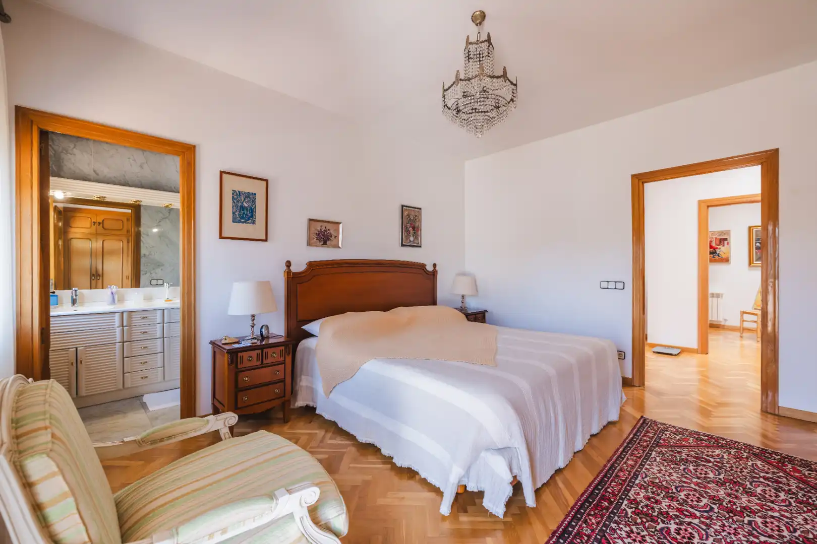 Habitación de Casa o chalet en venta en Las Rozas de Madrid con Aire acondicionado, Calefacción y Jardín privado