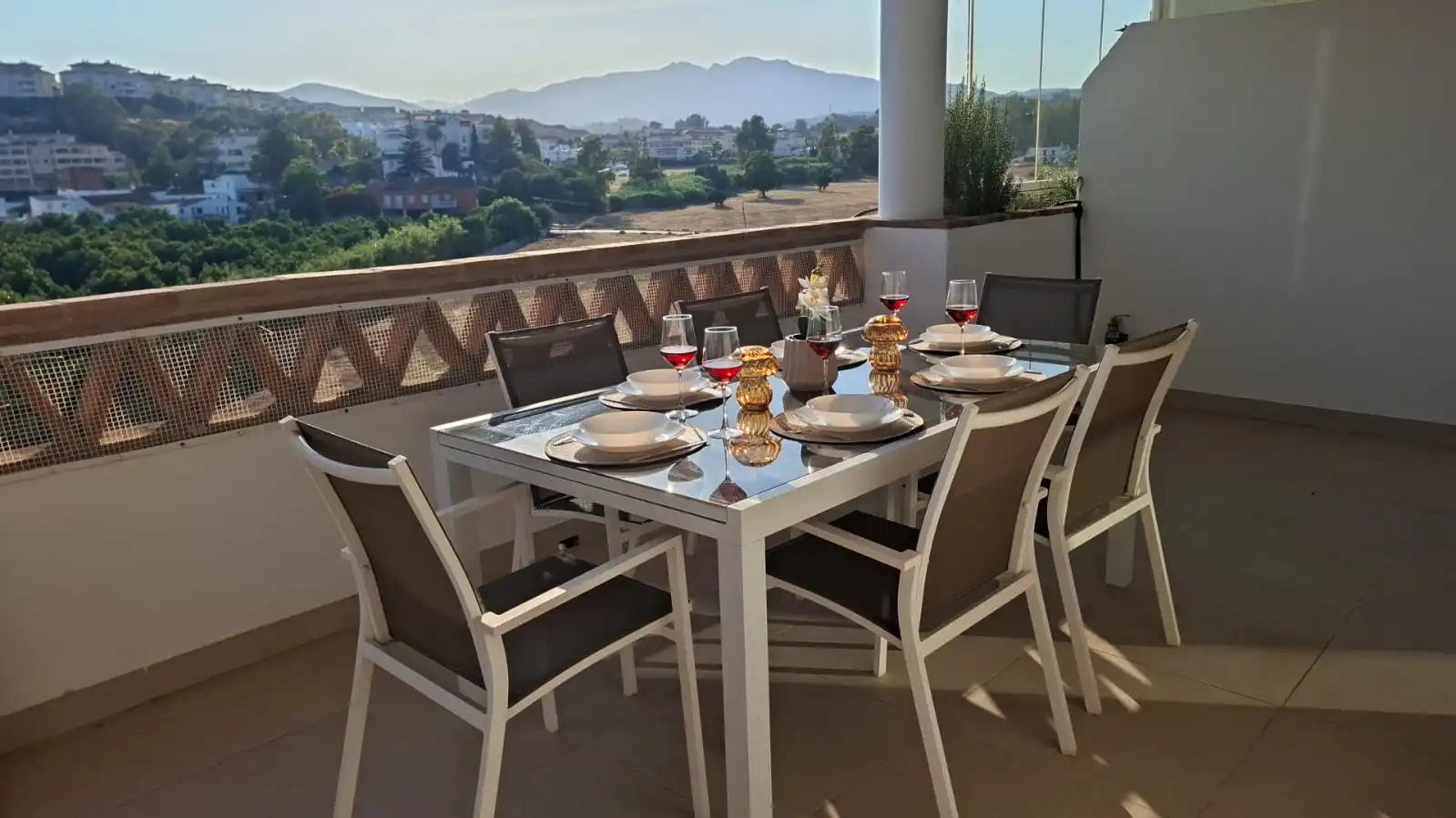 Terrassa de Àtic de lloguer amb opció a compra en Mijas amb Aire condicionat, Terrassa i Moblat