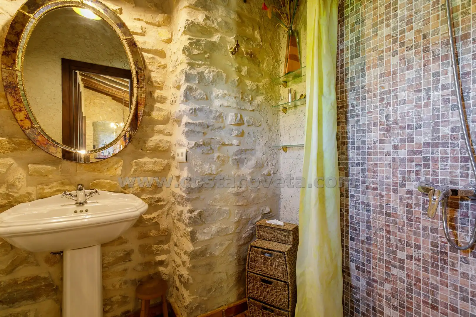 Baño de Casa o chalet en venta en Relleu con Aire acondicionado, Calefacción y Jardín privado