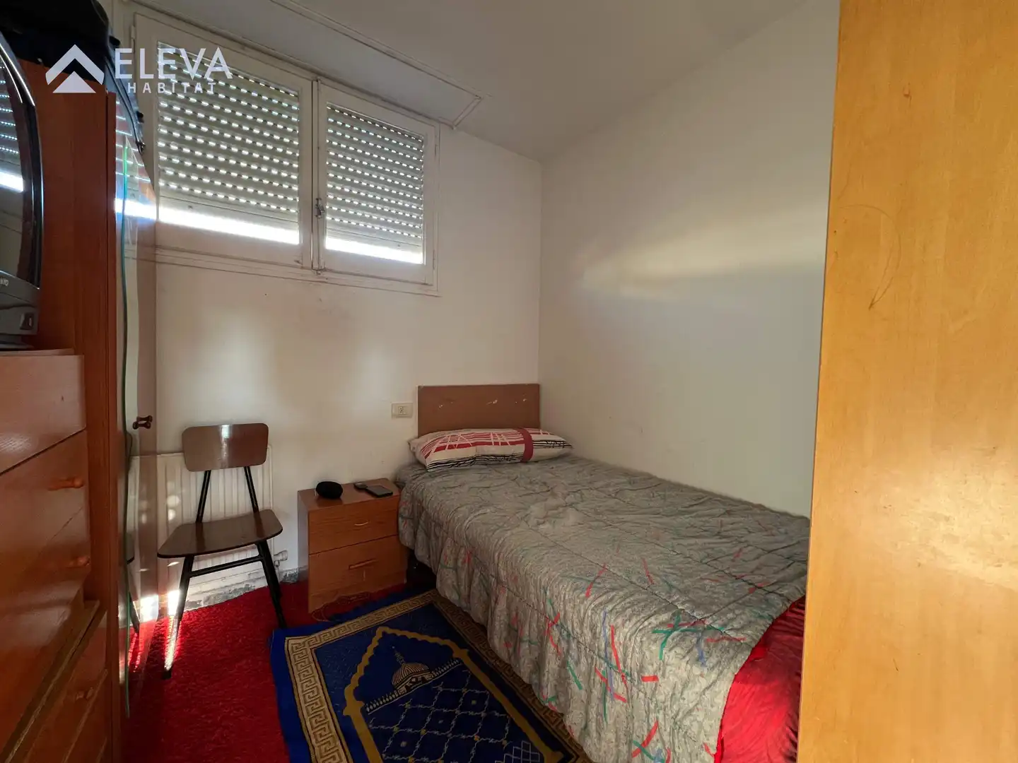 Schlafzimmer von Dachboden zum Verkauf in Lleida mit Terrasse und Balkon