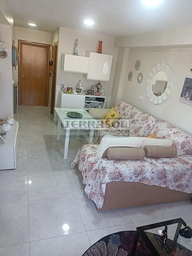 Sala de estar de Apartamento en venta en Vélez-Málaga con Aire acondicionado, Calefacción y Jardín privado