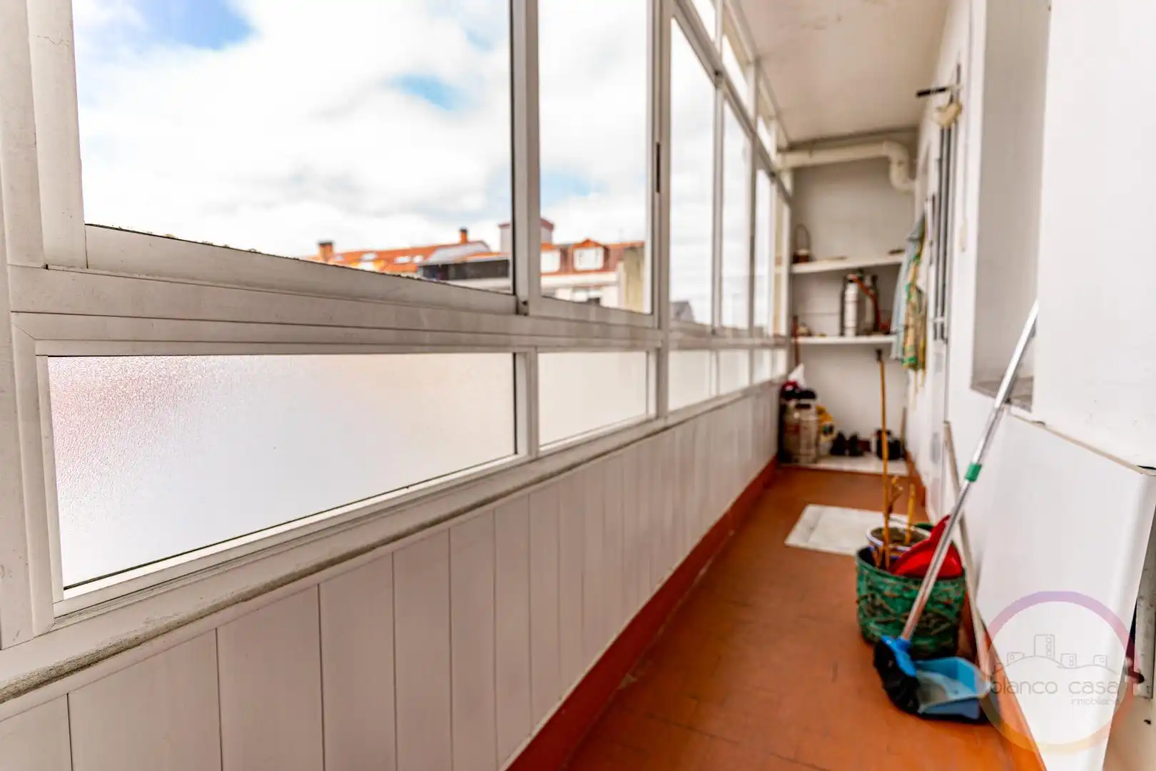 Balcony of Flat for sale in Carballo  with Heating, Terrace and Storage room