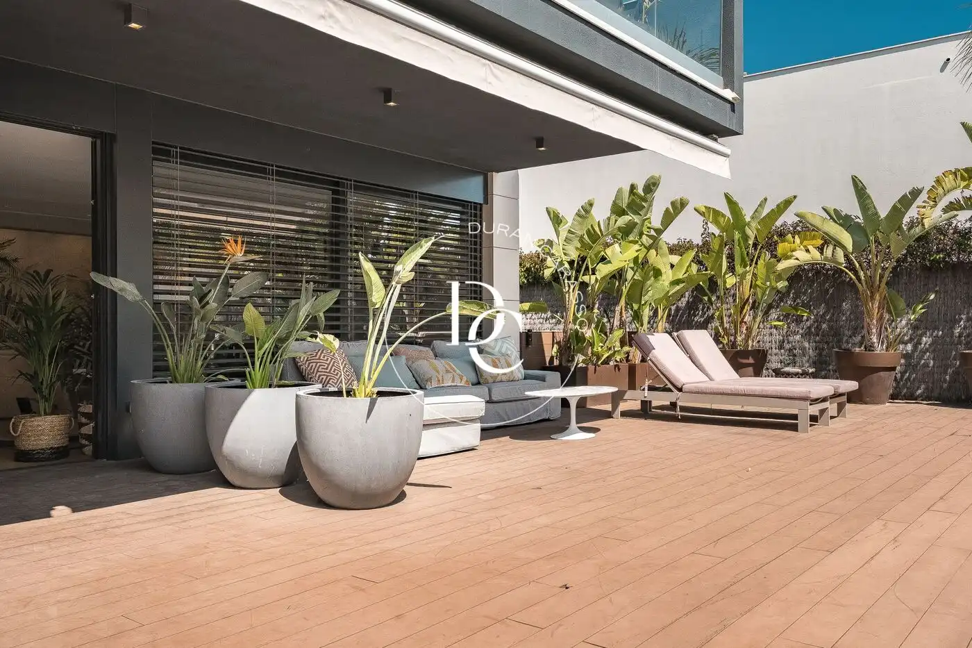 Terraza de Casa o chalet de alquiler en Sitges con Aire acondicionado, Calefacción y Jardín privado